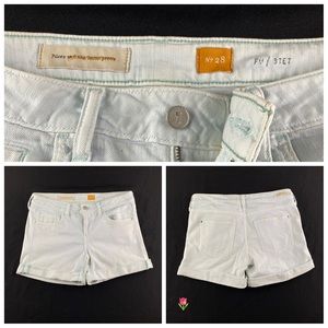 Pilcro and the Letterpress Denim Shorts size 28